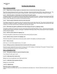 Instructions for Form GAS-1254 Bulk End-User of Alternative Fuel Return - North Carolina, Page 2