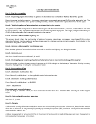 Instructions for Form GAS-1258 Retailer of Alternative Fuel Return - North Carolina, Page 2