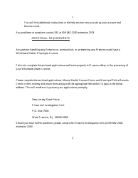 Instructions for Form S.P.280, S.P.280A Wholesale Firearms Dealer License Initial - New Jersey, Page 3