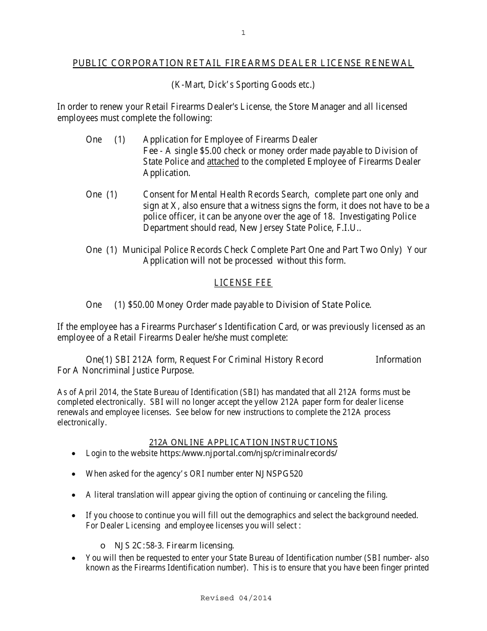 Download Instructions for Form S.P.649 Public Corporation Retail
