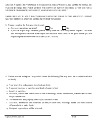 Form DSSS41 Application for Swim Line Permit - New Hampshire, Page 2