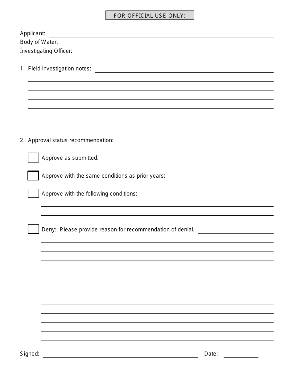 Form DSSS57 Application for Water Event Permit - New Hampshire, Page 4