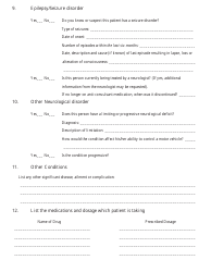 Form DPS301 M101 Medical Examination Form (General) - Oklahoma, Page 5
