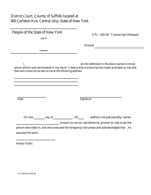 Form 2 (DC-412)  Printable Pdf