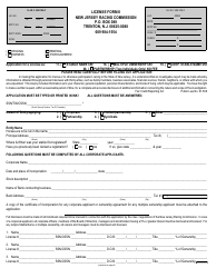 Form II License Form - New Jersey, Page 2