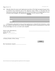 Form A Off-Track Wagering License Application - New Jersey, Page 14
