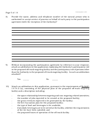 Form A Off-Track Wagering License Application - New Jersey, Page 5