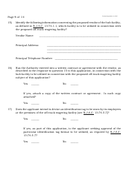 Form A Off-Track Wagering License Application - New Jersey, Page 9