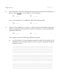 Form B Off-Track Wagering License Application - New Jersey, Page 4