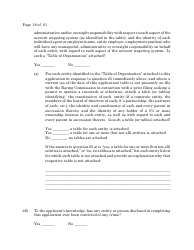 Account Wagering License Application - New Jersey, Page 18