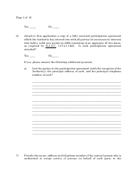 Account Wagering License Application - New Jersey, Page 3