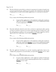 Account Wagering License Application - New Jersey, Page 9