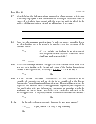 Electronic Wagering Terminal Pilot Program License Application - New Jersey, Page 21