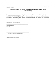 Electronic Wagering Terminal Pilot Program License Application - New Jersey, Page 27