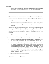 Electronic Wagering Terminal Pilot Program License Application - New Jersey, Page 8