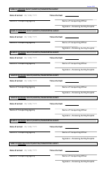 Health Information Transfer Form - Nova Scotia, Canada, Page 2