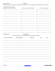 Form BC-2B Application for Bingo License - New York, Page 2