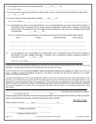 Form GC-101 (BC-101) Application for Commercial Lessor&#039;s License - New York, Page 2