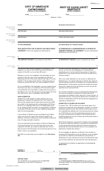 Document preview: Form YG2706 Writ of Immediate Garnishment - Yukon, Canada (English/French)