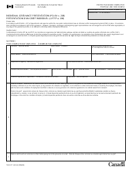 Document preview: Form TBS/SCT340-55 Individual Grievance Presentation (Pslra S. 208) - Canada (English/French)