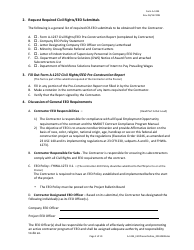Form A-1244 &quot;Nmdot Civil Rights/EEO Pre-construction Conference Outline&quot; - New Mexico, Page 2