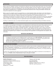 Form YG5654 Application for Service - Pertaining to an Adopted Person or Birth Parent - Yukon, Canada, Page 3