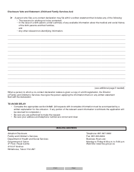 Form YG5653 No-Contact Declaration and Statement - Pertaining to an Adopted Person or Birth Parent - Yukon, Canada, Page 4