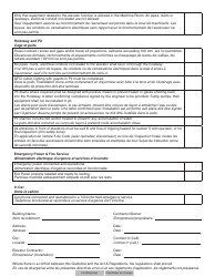 Form YG5405 Installers Declaration of Completion (Initial or Alteration) - Yukon, Canada (English/French), Page 4
