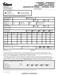 Document preview: Form YG4271 Schedule 3 Gas Permit Application - Yukon, Canada (English/French)