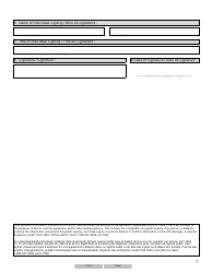 Form YG6121 (3) Notice of Change of Address of Corporation - Yukon, Canada (English/French), Page 2