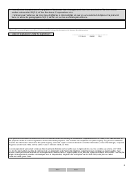 Form YG6122 (4) Notice of Change of Address of Corporation - Yukon, Canada, Page 2