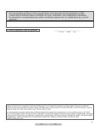 Form YG6128 (11) Restated Articles of Incorporation - Yukon, Canada (English/French), Page 2
