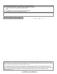 Form YG6136 (19) Articles of Dissolution (Special Case) - Yukon, Canada (English/French), Page 2