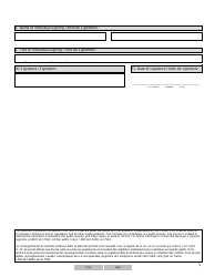 Form 26 (YG6141) Statement for Registration as an Extra-territorial Corporation - Yukon, Canada (English/French), Page 3