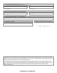 Form YG6148 (36) Annual Return of Extra-territorial Corporation - Yukon, Canada (English/French), Page 2