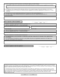 Form 38 (YG6150) Appointment of Attorney for Service and Alternative Attorney of Extra-territorial Llc - Yukon, Canada (English/French), Page 2
