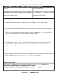 Form YG4344 Confidential Reference for Applicant for Teacher Certification - Yukon, Canada (English/French), Page 2