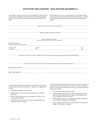 Form YG5318 Application for Adjuster Licence - Yukon, Canada (English/French), Page 4