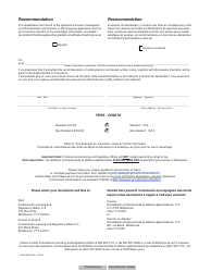 Form YG5318 Application for Adjuster Licence - Yukon, Canada (English/French), Page 5