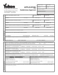 Form YG5370 Application for Subdivision Approval - Yukon, Canada, Page 3