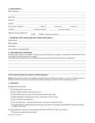 Form YG5091 Application for Bingo Licence - Yukon, Canada, Page 2