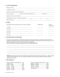 Form YG5101 Application for Raffle Licence - Yukon, Canada, Page 2