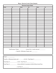 Form YG5714 Sample Control Sheets - Yukon, Canada, Page 3