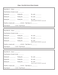 Form YG5714 Sample Control Sheets - Yukon, Canada, Page 4