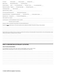Form YG5068 Application for Class 3 Placer Mining Land Use Approval - Yukon, Canada, Page 4
