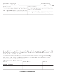 Form YG5109 Class 2 Notification / Class 2 Placer Land Use Operation - Yukon, Canada (English/French), Page 3