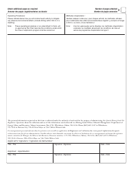Form YG5110 Class 2 Notification / Class 2 Exploration Program - Yukon, Canada (English/French), Page 3