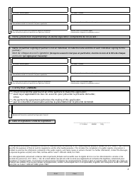 Form 12 (YG6200) Application for Registration as an Llp - Yukon, Canada (English/French), Page 2