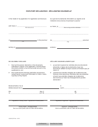 Form YG5061 Application for Pharmacists - Yukon, Canada (English/French), Page 3