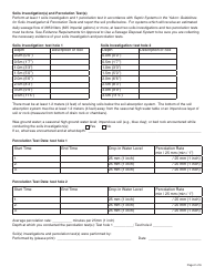 Form YG5964 Application for Approval to Use a Sewage Disposal System - Yukon, Canada, Page 2
